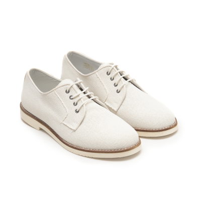 Zapato comunion lino beige