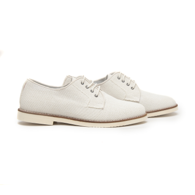 Zapato comunion lino beige
