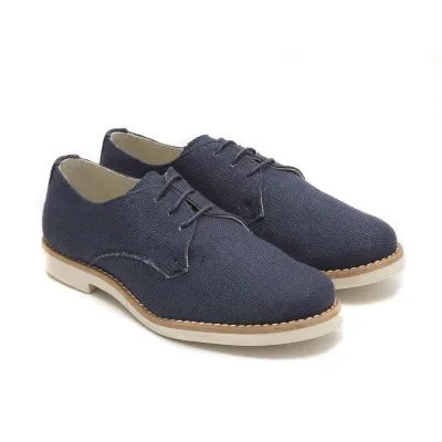 Zapato comunion lino marino