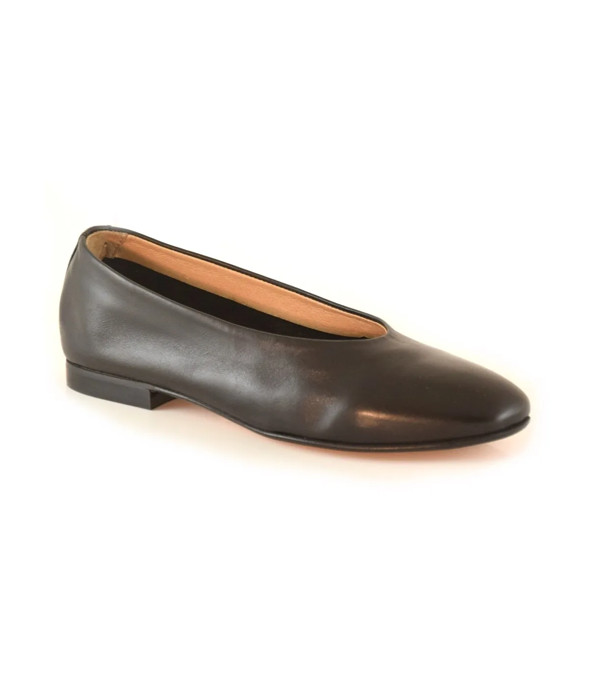 Zapato corte salón plano para mujer