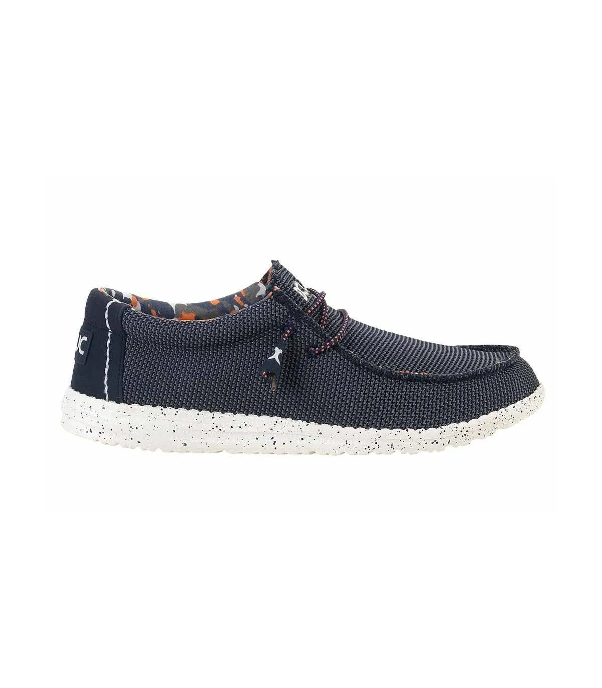 Zapato en color azul para hombre estilo wallabee