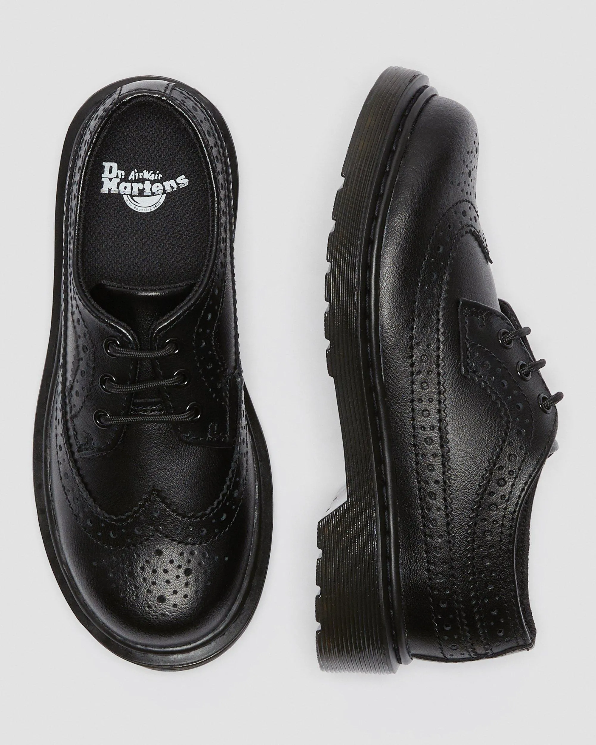 Zapatos blucher 3989 Junior de piel calada