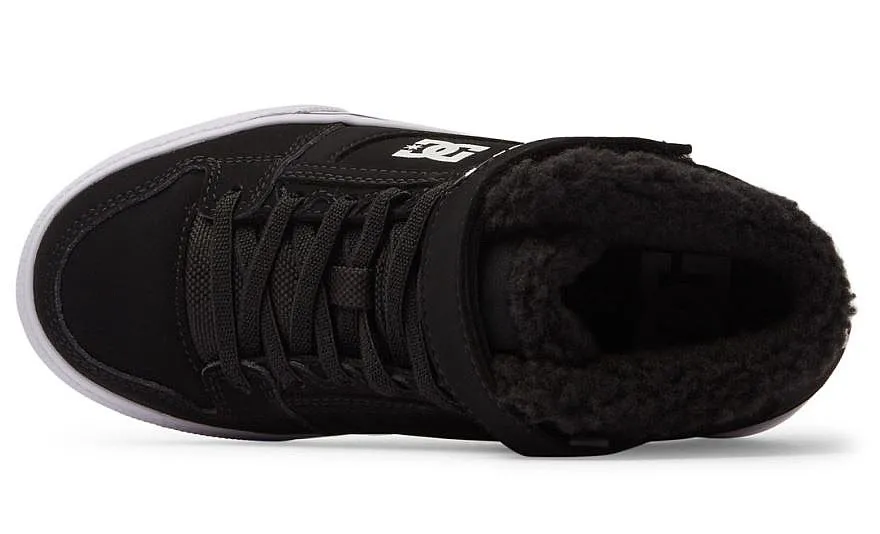 ZAPATOS DC PURE HIGHTOP WNT EV  BKW/BLACK/WHITE  UNISEX JUNIOR
