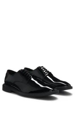 Zapatos Derby de charol con cordones