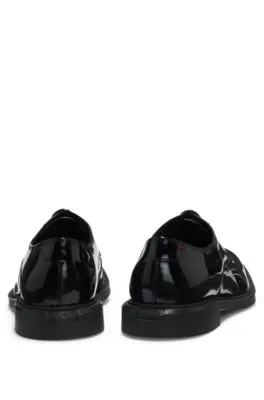 Zapatos Derby de charol con cordones