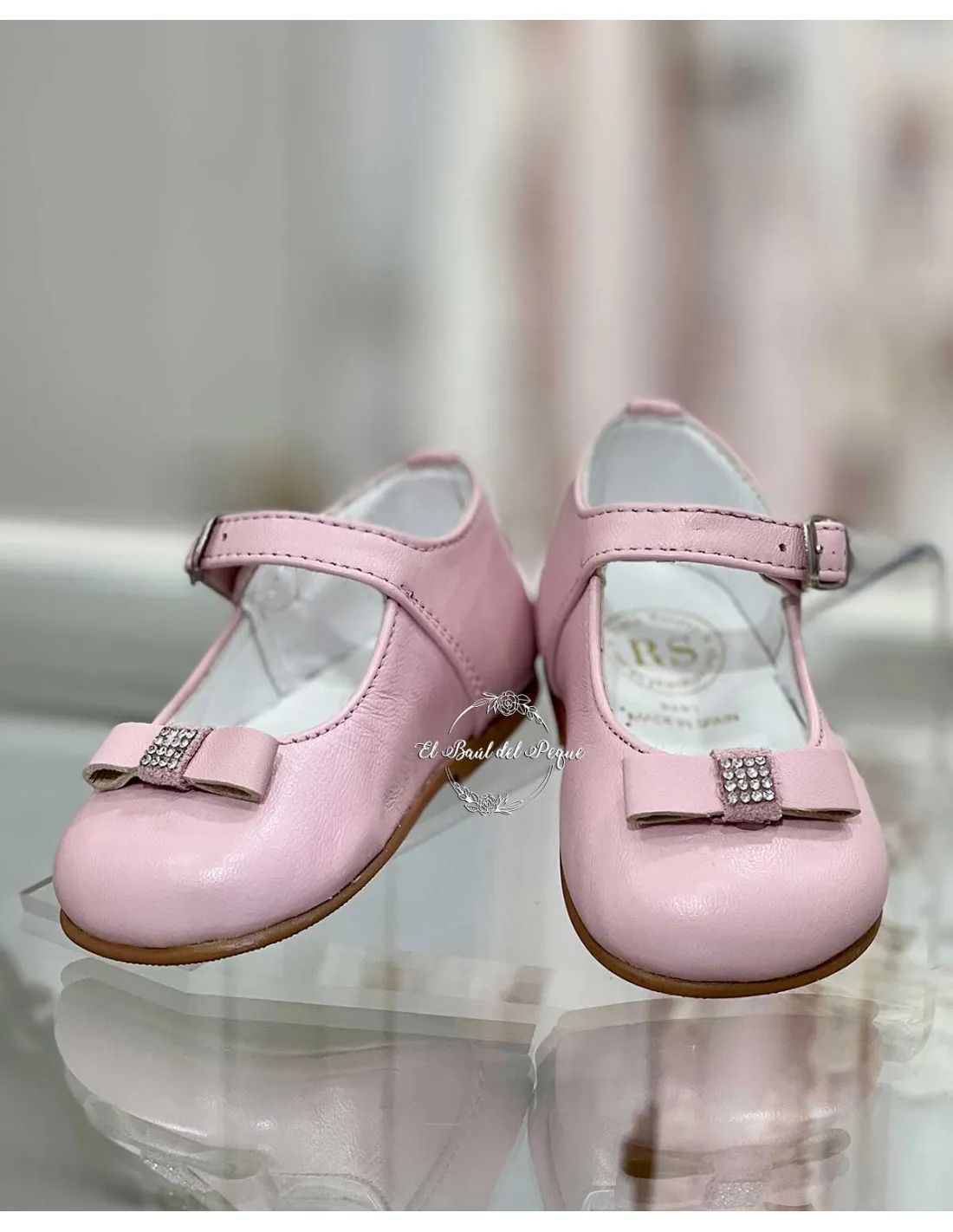 Zapatos Merceditas Bebé Niña Rosa Ruth Secret