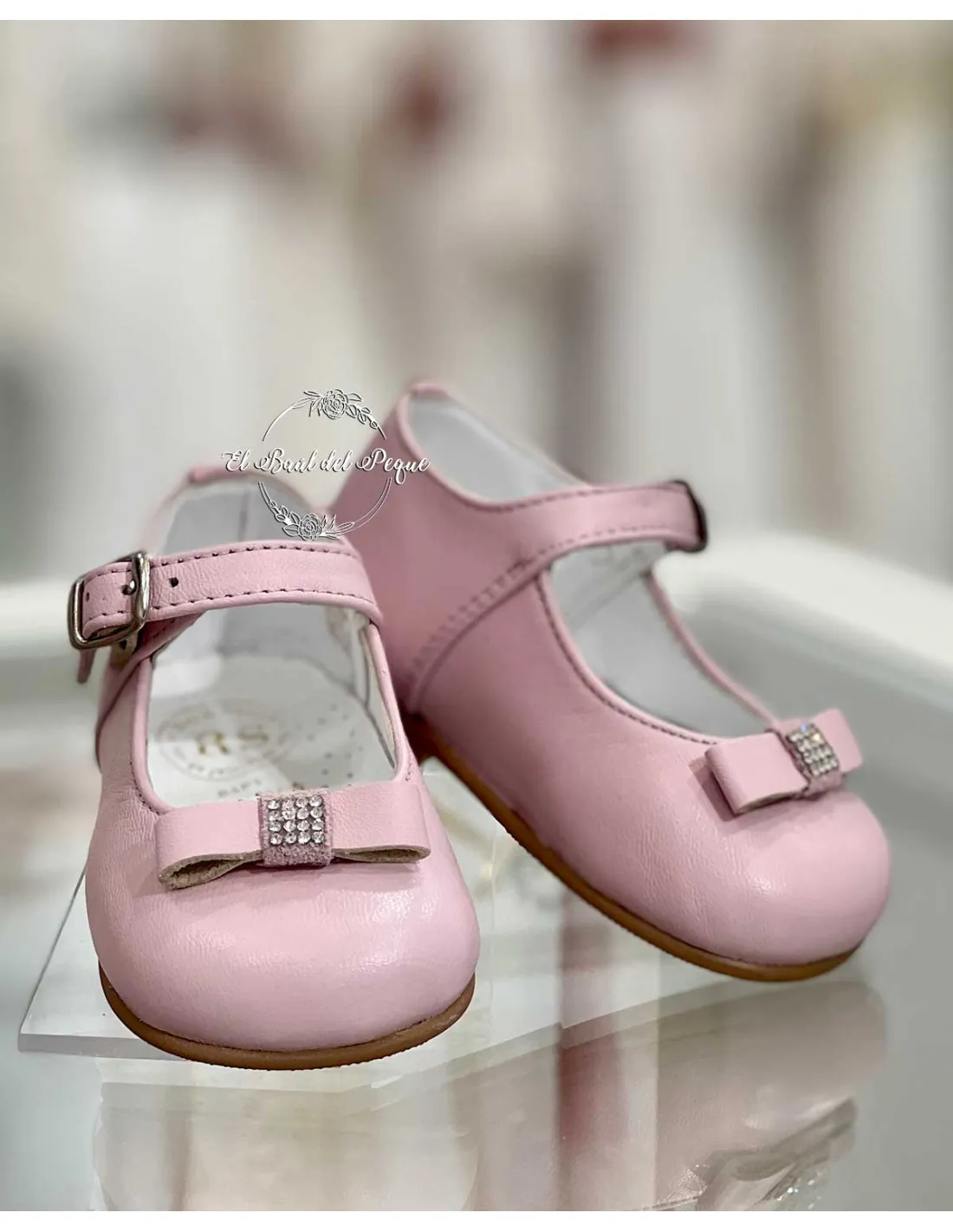 Zapatos Merceditas Bebé Niña Rosa Ruth Secret
