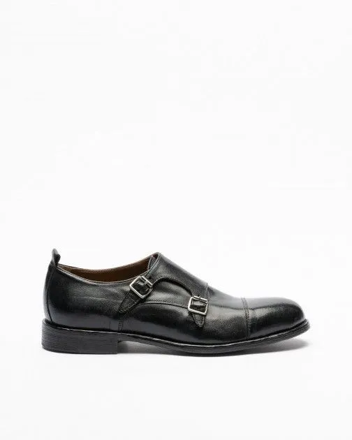 Zapatos Monkstrap PROF 7177 Negro