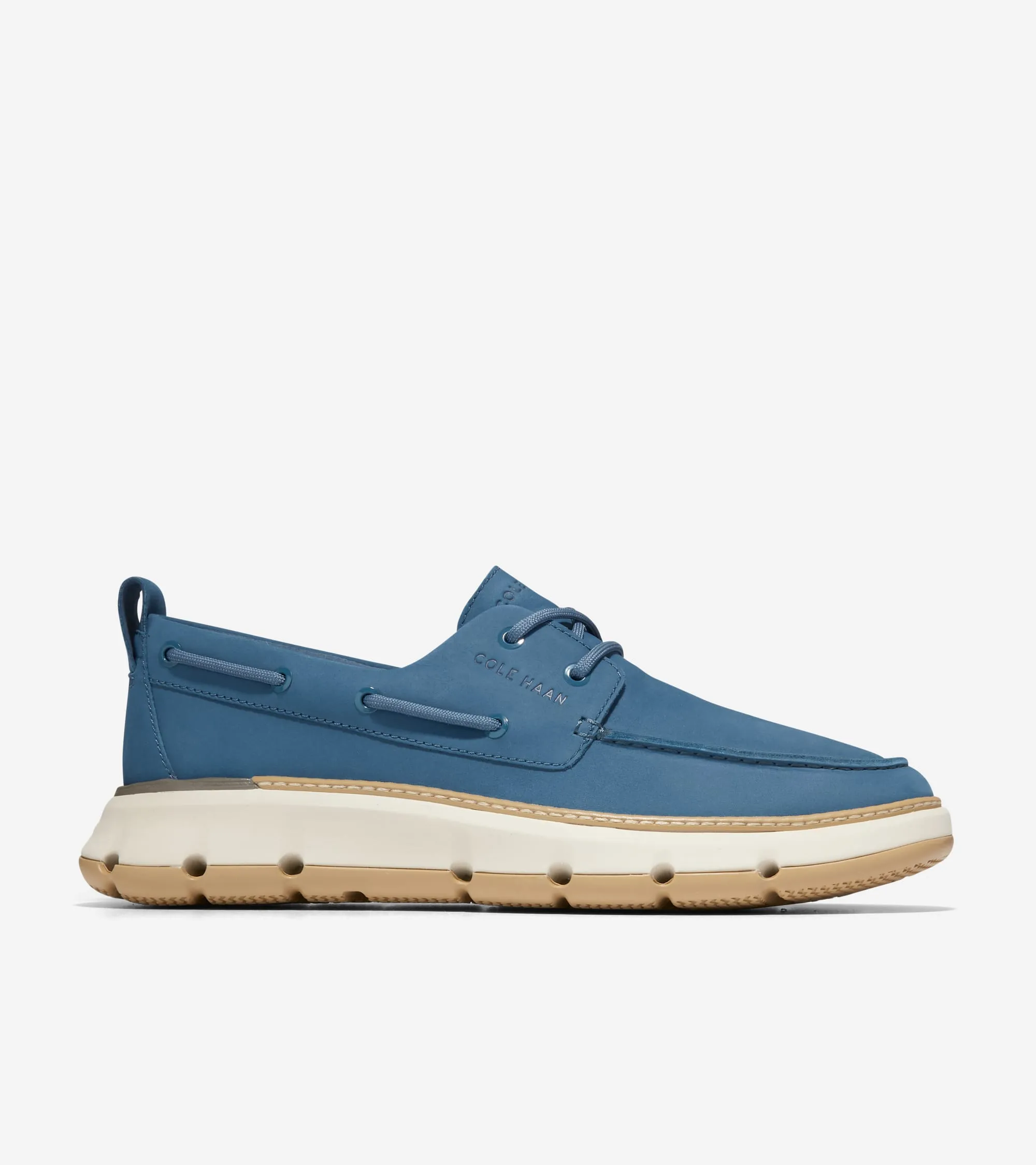 Zapatos Náuticos de Cuero Impermeable de Hombre | Men's 4.ZERØGRAND Regatta Boat Shoe
