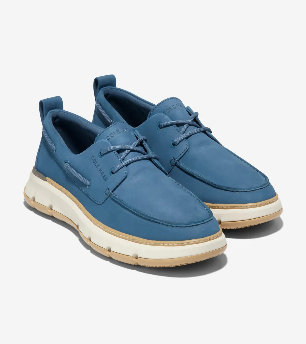 Zapatos Náuticos de Cuero Impermeable de Hombre | Men's 4.ZERØGRAND Regatta Boat Shoe