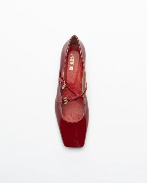 Zapatos PROF Elena 3 Rojo
