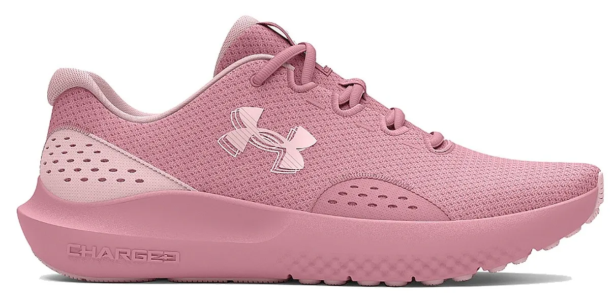 ZAPATOS UNDER ARMOUR CHARGED SURGE 4  PINK ELIXIR/PRIME PINK  WOMEN´S