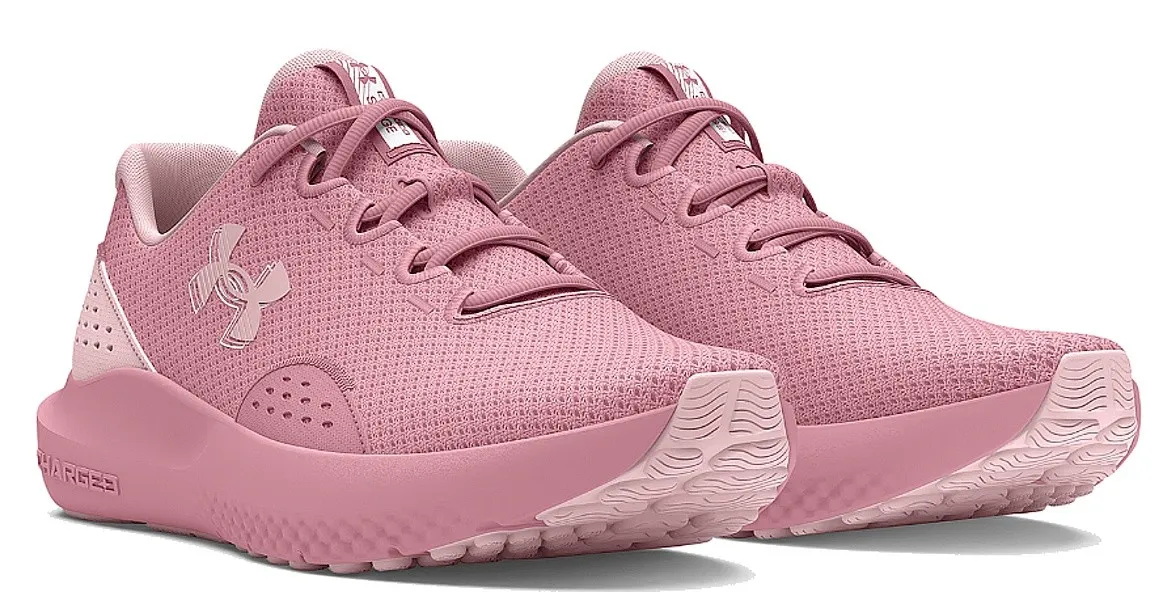 ZAPATOS UNDER ARMOUR CHARGED SURGE 4  PINK ELIXIR/PRIME PINK  WOMEN´S
